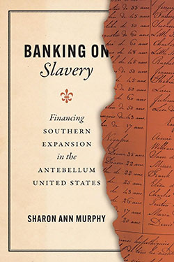 Book cover of Banking on Slavery by Sharon Ann Murphy