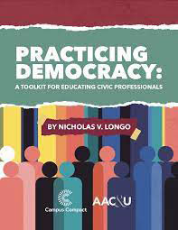 Book cover of Practicing Democracy by Nicholas Longo